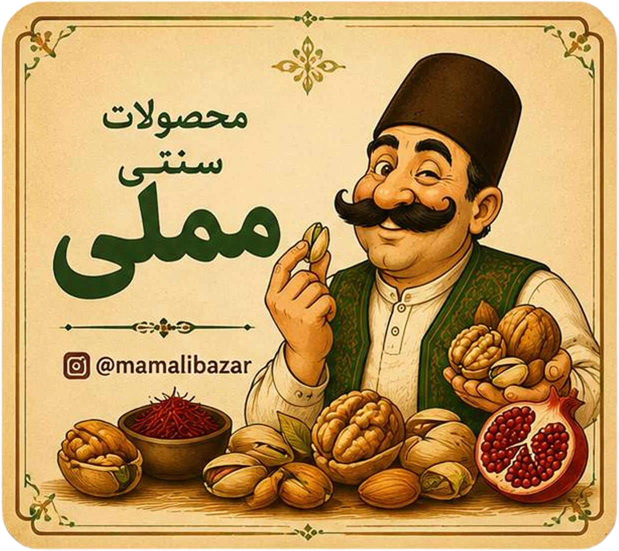 خرما، آجیل و خشکبار مملی بازار، خرید مستقیم از تولیدکننده